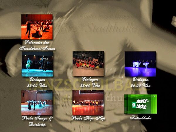 DVD Titel Menü Charity Tanzschulball 2009